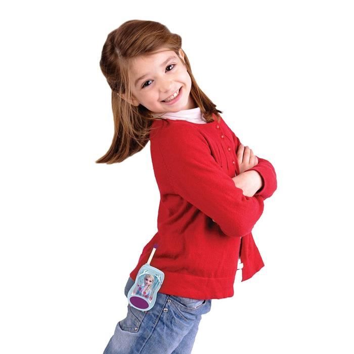 Lexibook, La reine des neiges, Talkies-Walkies 200m, Jeu de Communication pour Enfant, 2 canaux de Communication, Piles