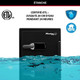 MASTER LOCK Coffre-fort ignifugé et résistant a l'eau (code tactile + alarme) 56,5 L