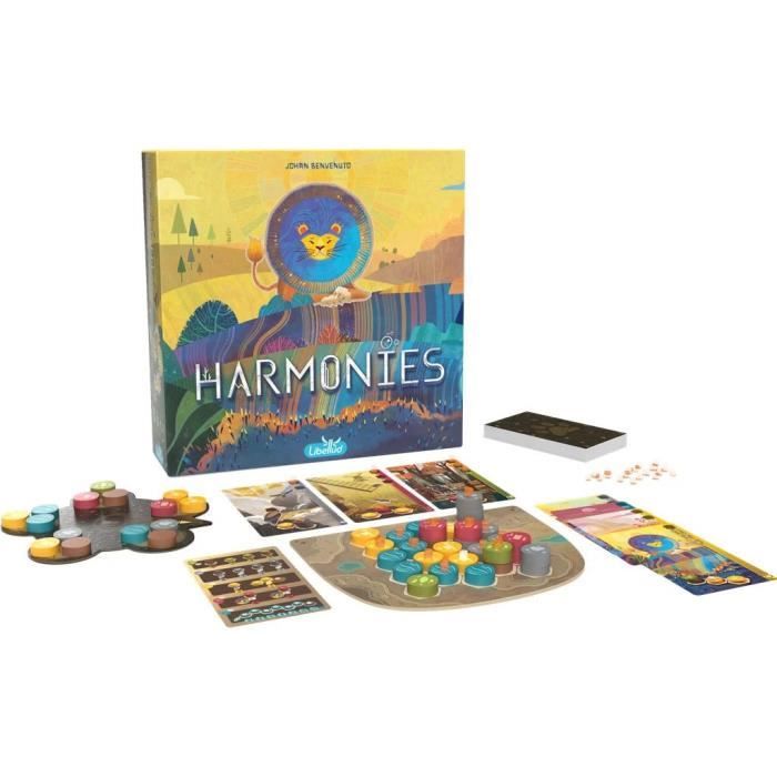 Jeu de société - LIBELLUD - Harmonies - 8 ans - Intérieur - Mixte - Jeu de plateau
