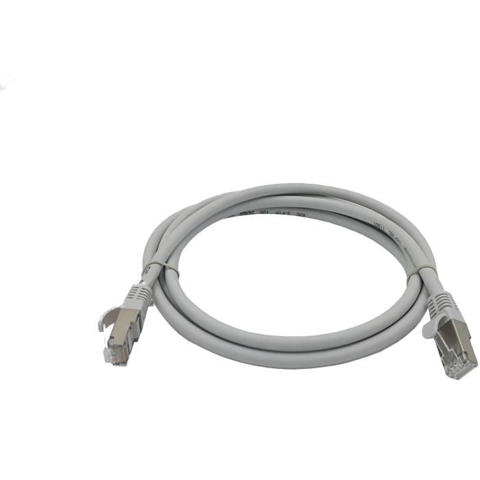 Câble RJ45 - LINEAIRE - PC6AD - Cat.6a - Blindé - S/FTP - LSZH - 2m