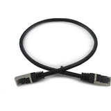 Câble RJ45 - LINEAIRE - PCC6FNA5 - Cat.6 - Blindé - F/UTP - Noir - 0,5m