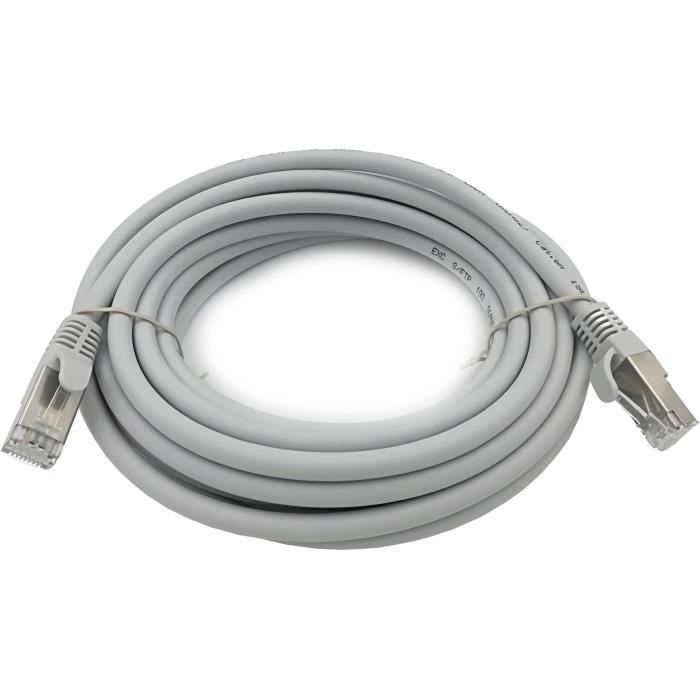 Câble RJ45 - LINEAIRE - PC6AG - Cat.6a - Blindé - S/FTP - LSZH - 5m