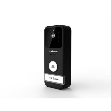 Portier vidéo sans fil nomade - LINK2HOME - Écran LCD 3'' - Transmission 150 m - Batteries rechargeables
