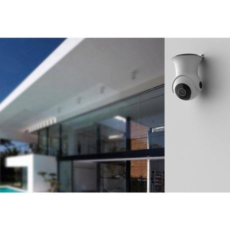 Caméra de surveillance connectée - LINK2HOME - 1080p - Rotation 355°/85° - IP65 + carte SD 16 Go