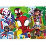 Puzzle MaxiFloor double face - Spidey - LISCIANIGIOCHI - 4 x 48 pieces - Des 4 ans