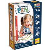 MONTESSORI PEN Stylo Ergonomique + Fiches - Jeu Éducatif - LISCIANIGIOCHI - Premiers Mots & Bonne Prise en Main - Des 3 ans