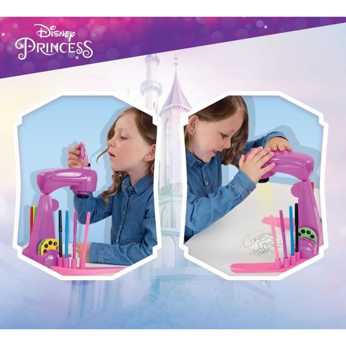 Projecteur de dessins - LISCIANIGIOCHI - PRINCESSES - Accessoires Inclus, Modeles Princesses