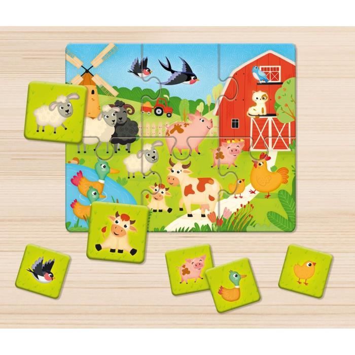 Jeu d'Association - CAROTINA BABY - Découverte des animaux