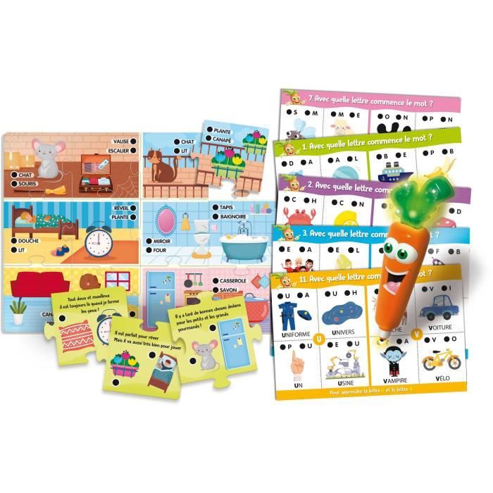 ABC - Stylo parlant - CAROTINA - Apprentissage de l'alphabet, Stylo interactif