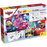 Puzzle MaxiFloor double face - Cars - LISCIANIGIOCHI - 2 x 60 pieces - Des 4 ans