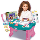 Table éducative - LISCIANI - Gabby's Dollhouse - Super Desk - Jeux logiques - Personnages animés - Activités ludiques
