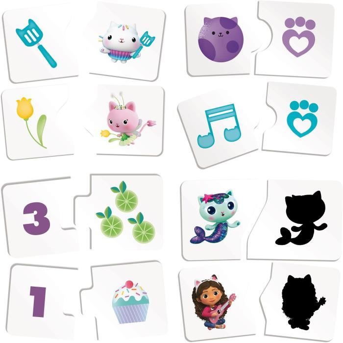 Table éducative - LISCIANI - Gabby's Dollhouse - Super Desk - Jeux logiques - Personnages animés - Activités ludiques