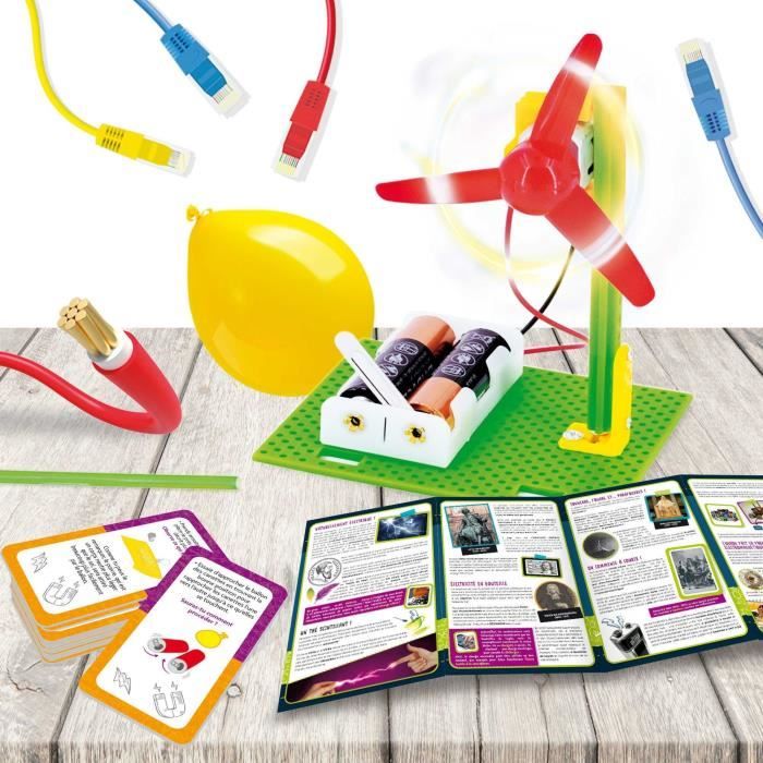 Découverte de l'éléctricité - Kit Scientifique - I'M A GENIUS POCKET - Composants sűrs