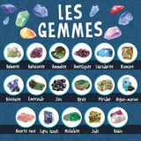 Découverte des minéraux - Kit Scientifique - I'M A GENIUS POCKET - Bloc a creuser