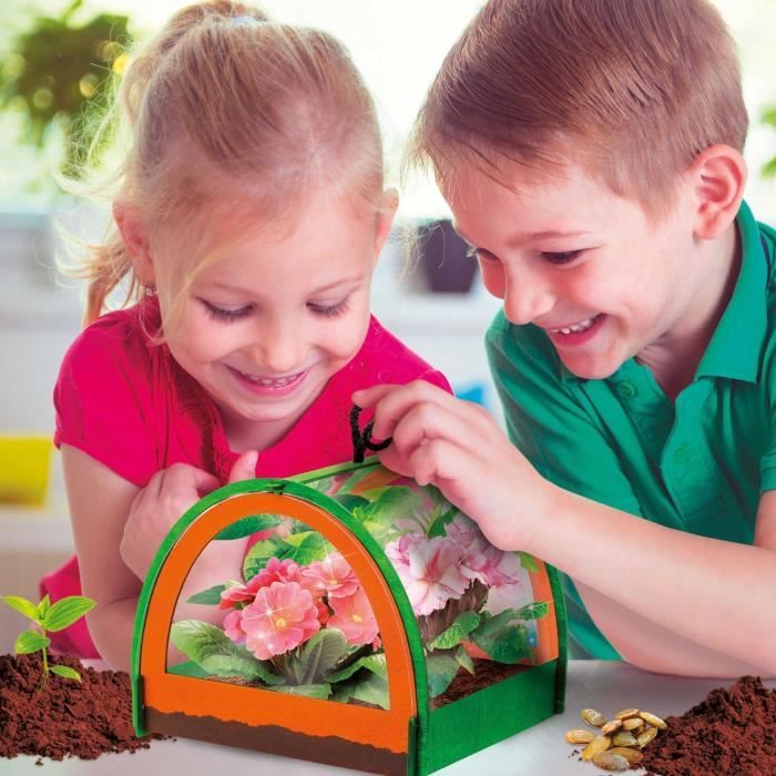 Découverte de la botanique - Kit Scientifique - I'M A GENIUS POCKET - Serre miniature, Expériences botaniques