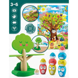 Tree Balancing - Jeu Montessori- MONTESSORI BOIS - Jeu d'Équilibre, Arbre et Oiseaux
