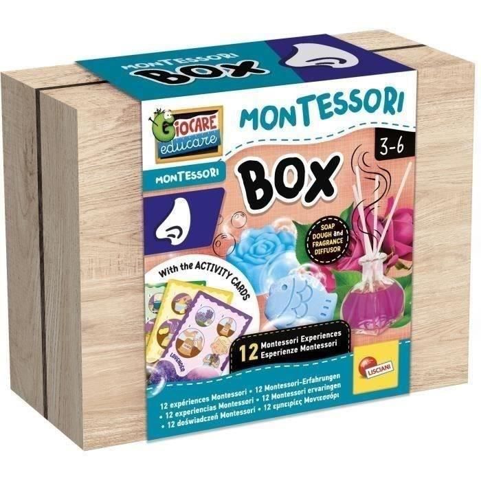 Kit sensoriel - LISCIANI - Montessori Box - L'odeur - Créer savons parfumés - Essences et diffuseur - Pédagogie ludique