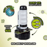 Microscope Portable - I'M A GENIUS - Grossissement puissant