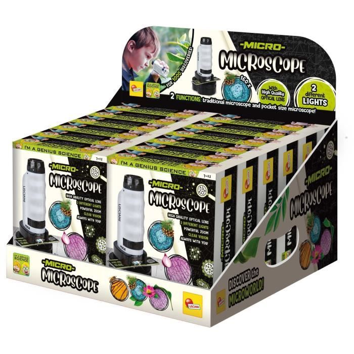 Microscope Portable - I'M A GENIUS - Grossissement puissant