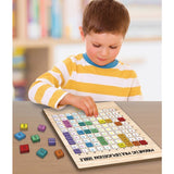 TALENT SCHOOL Table de Multiplication Magnétique Bois - LISCIANIGIOCHI - Pédagogie & Apprentissage Autonome - Des 6 ans