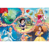 Puzzle MaxiFloor double face - Princesses - LISCIANIGIOCHI - 2 x 60 pieces - Des 4 ans