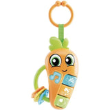 Carot - Hochet électronique - CAROTINA BABY - Mélodies et bruits d'animaux, Anneaux de dentition