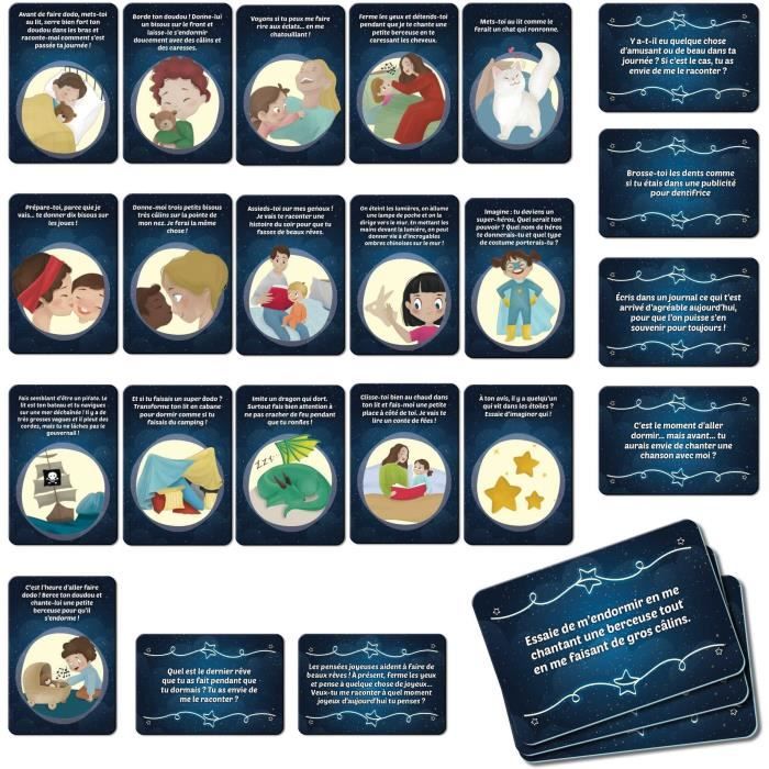 Jeu de cartes pour une bonne nuit - Jeu Éducatif - LIFE SKILLS - Cartes illustrées