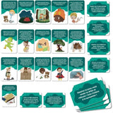 Jeu de cartes pour les enfants courageux - Jeu Éducatif - LIFE SKILLS - Cartes illustrées