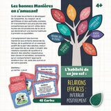 Jeu de cartes des bonnes manieres - Jeu Éducatif - LIFE SKILLS - Cartes illustrées
