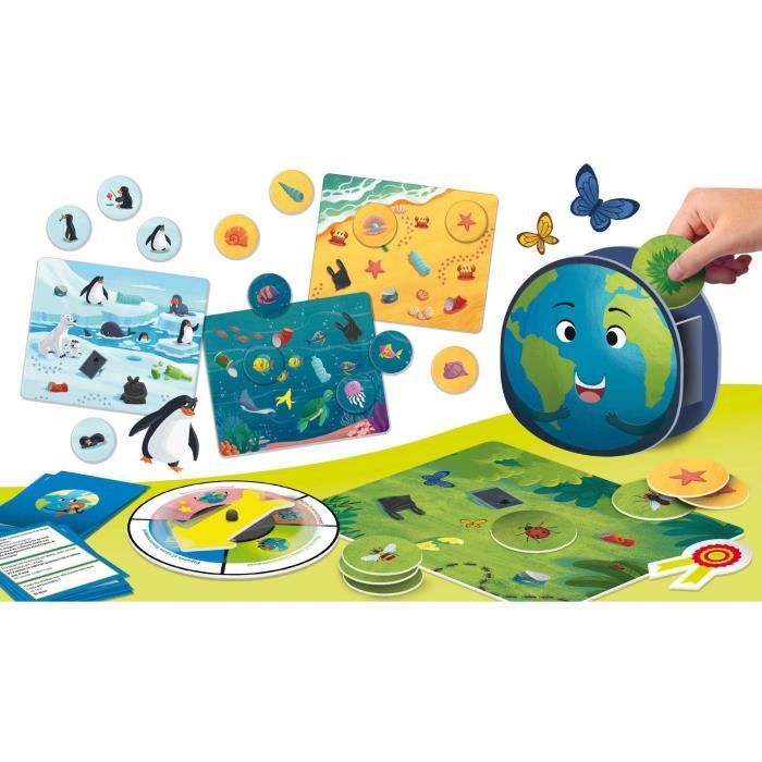 Ensemble pour la planete - Jeu de Plateau - LIFE SKILLS - Plateau illustré