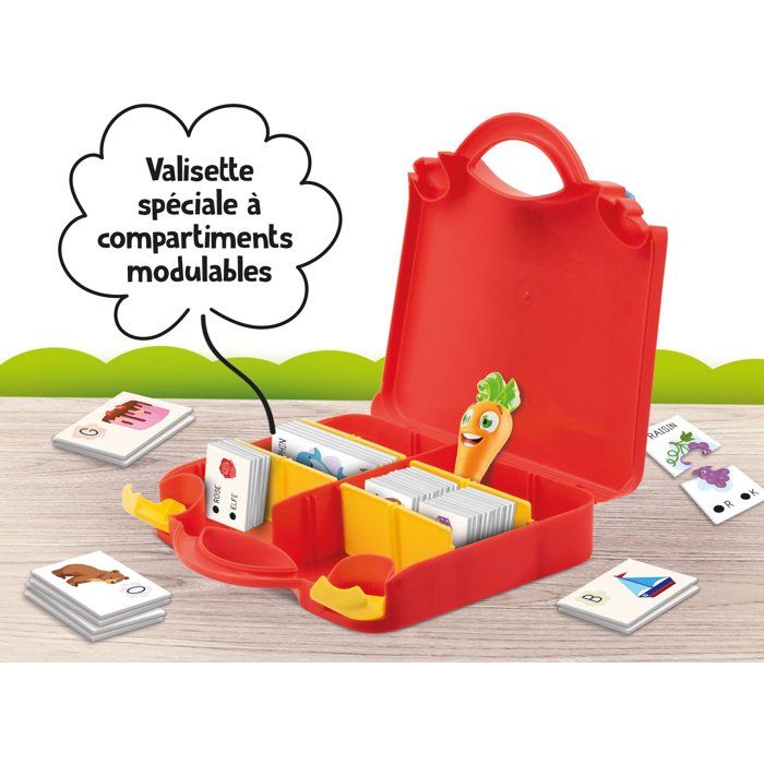 CAROTINA Stylo Parlant Valisette Aventure des Lettres et Mots - LISCIANIGIOCHI - Alphabet & Quiz - Des 3 ans