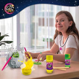Labo de la lune - Kit Scientifique - THE MOON ACADEMY - Bloc a Creuser, Minéraux Lumineux