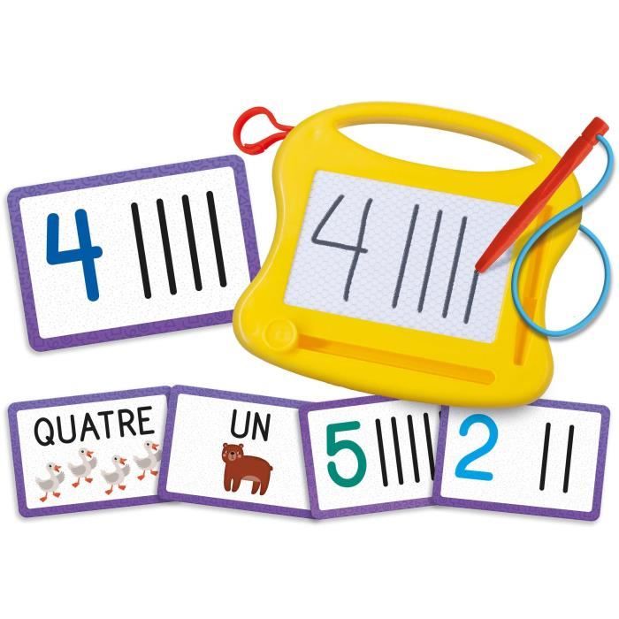 Calculs - Mini ardoise magique - CAROTINA - Apprentissage des chiffres