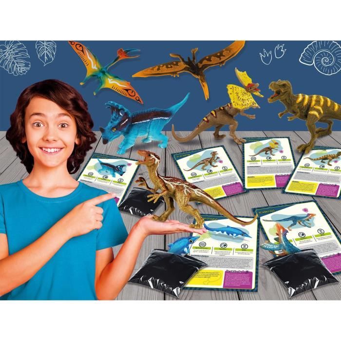 Un mois avec les dinosaures - Kit Scientifique - I'M A GENIUS - 31 dinosaures