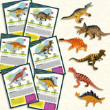 Un mois avec les dinosaures - Kit Scientifique - I'M A GENIUS - 31 dinosaures