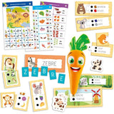 CAROTINA Valisette Encyclopédie des Animaux - Stylo Parlant - LISCIANIGIOCHI - Quiz & Bureau Portable - Des 3 ans