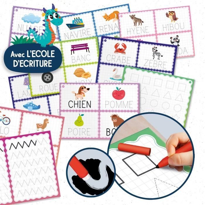 Table a dessiner et a écrire - Jeu éducatif - MONTESSORI PEN - Des 3 ans