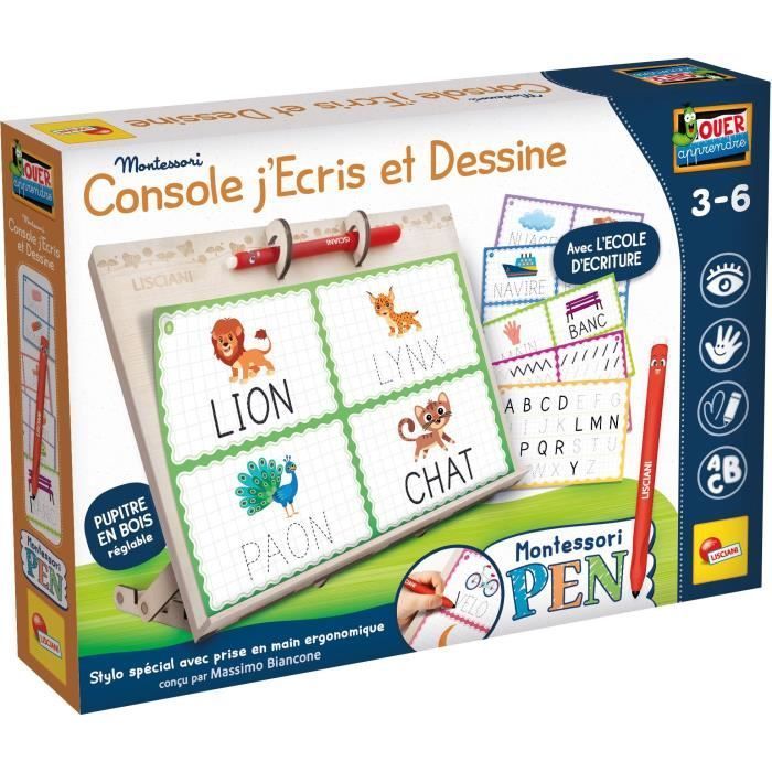 Table a dessiner et a écrire - Jeu éducatif - MONTESSORI PEN - Des 3 ans