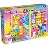 Puzzle MaxiFloor - Care Bears - LISCIANIGIOCHI - 4 x 48 pieces - Des 4 ans