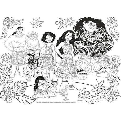 Puzzle MaxiFloor - Vaiana 2 - LISCIANIGIOCHI - 4 x 48 pieces - Des 4 ans