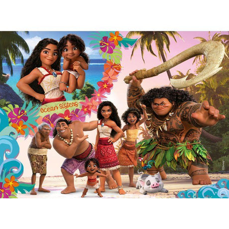 Puzzle MaxiFloor - Vaiana 2 - LISCIANIGIOCHI - 4 x 48 pieces - Des 4 ans