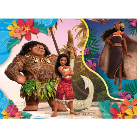 Puzzle MaxiFloor - Vaiana 2 - LISCIANIGIOCHI - 4 x 48 pieces - Des 4 ans
