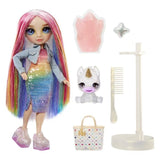 Rainbow High PoupÈe Mannequin avec Kit de Slime et Animal de Compagnie - Amaya (Rainbow) - PoupÈe PailletÈe 28 cm avec Kit de Slime