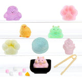 Tataba Squishy - Collectionnable- Emballage Opaque avec Poudre de Flocage DIY -  Accessoires -18  pieces a collectionner