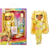 Junior High Pyjama Party -†PoupÈe mannequin articulÈe 22 cm - Sunny (Jaune) - Nombreux accessoires - a partir de 4 ans