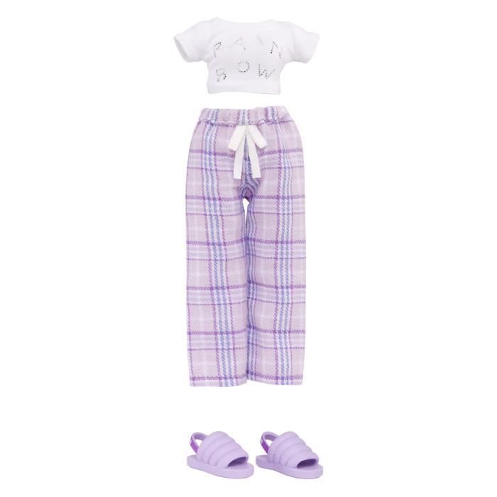 Junior High Pyjama Party -†PoupÈe mannequin articulÈe 22 cm - Violet (Violet) - Nombreux accessoires - a partir de 4 ans