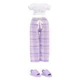 Junior High Pyjama Party -†PoupÈe mannequin articulÈe 22 cm - Violet (Violet) - Nombreux accessoires - a partir de 4 ans