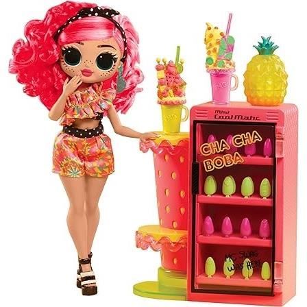 LOL Surprise OMG Sweet Nails™ - Nail Bar - Pinky Pops Fruit Shop Fashion Doll - Fruit Theme - Ages 4 and Up