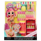 L.O.L. Surprise OMG Sweet Nails - Bar a ongles - Poupée mannequin Pinky Pops Fruit Shop - Theme Fruit - A partir de 4 ans
