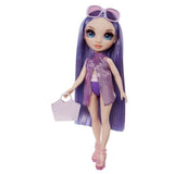 Rainbow High Swim & Style - PoupÈe mannequin ariculÈe 27 cm - Violet (Violet) - Maillot de bain + ParÈo - a partir de 4 ans